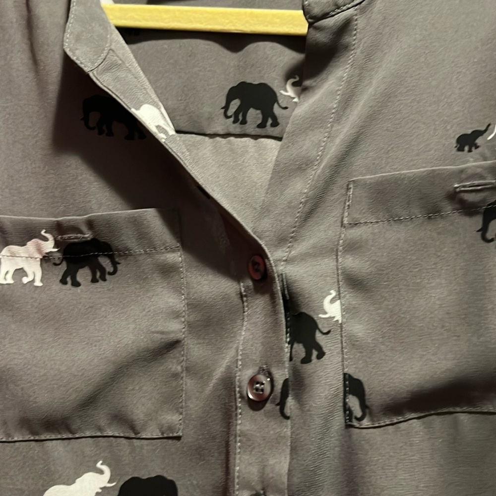Half button up